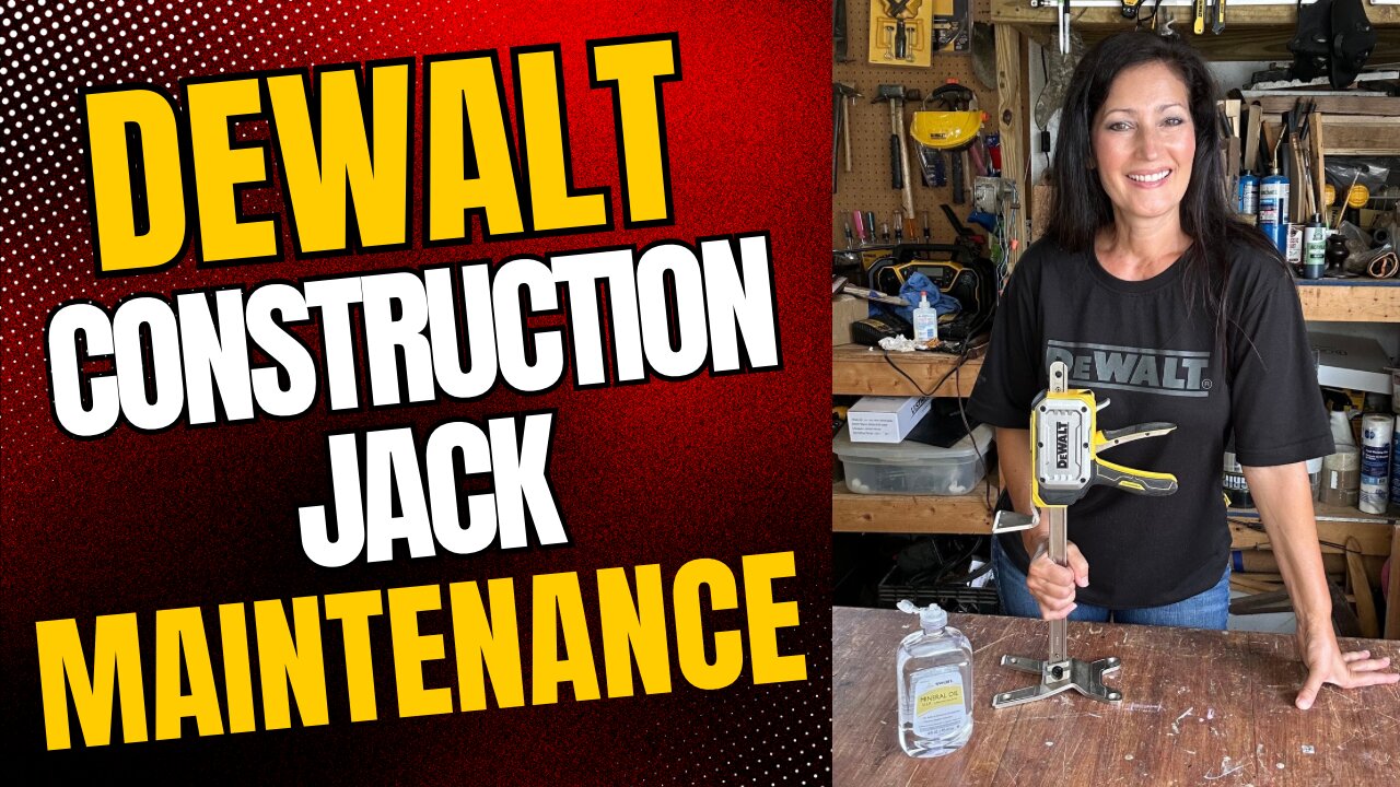 DeWalt Construction Jack Maintenance, How to Care Instructions