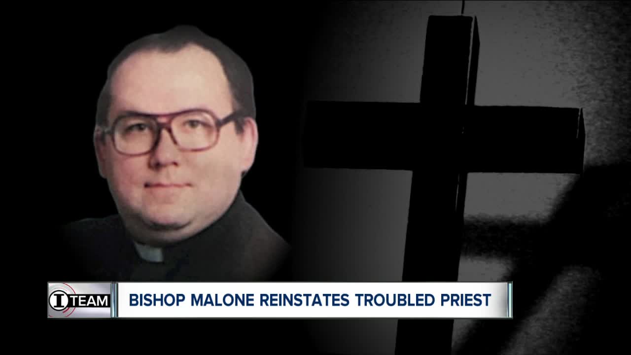 I-TEAM: Bishop Malone reinstates priest with history of pornography problems