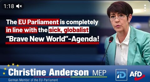 1214. 🛑MEP Christine Anderson: “Why is the EU parliament not all over Trudeau?