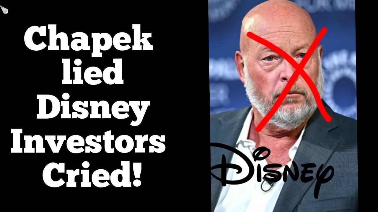 Disney CEO fudged the numbers reportedly.