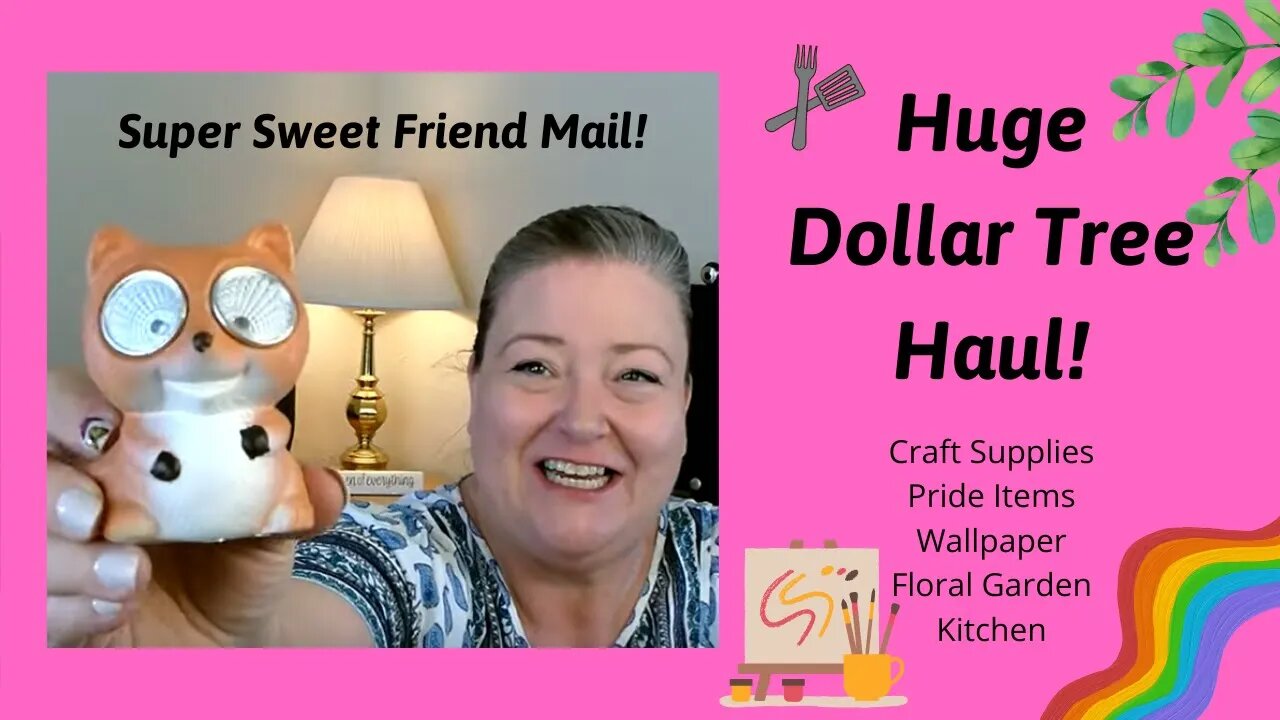 Huge Dollar Tree Haul ~ Amazing New Items Stationary Crafting & Super Sweet Friend Mail ~ Thank You