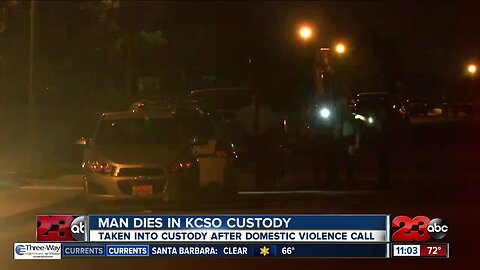 KCSO investigating the death of a person that was in their custody