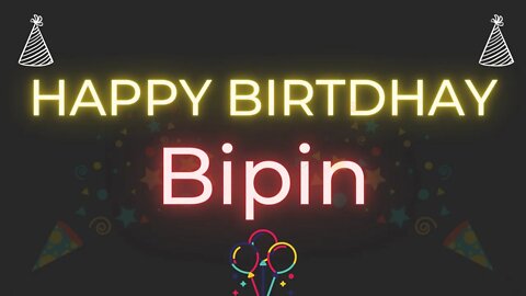 Happy Birthday to Bipin - Birthday Wish From Birthday Bash