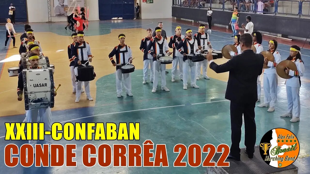 BANDA DE PERCUSSÃO CONDE CORRÊA DE ARAÚJO 2022 NO CONFABAN 2022 - CONCURSO DE FANFARRAS E BANDAS
