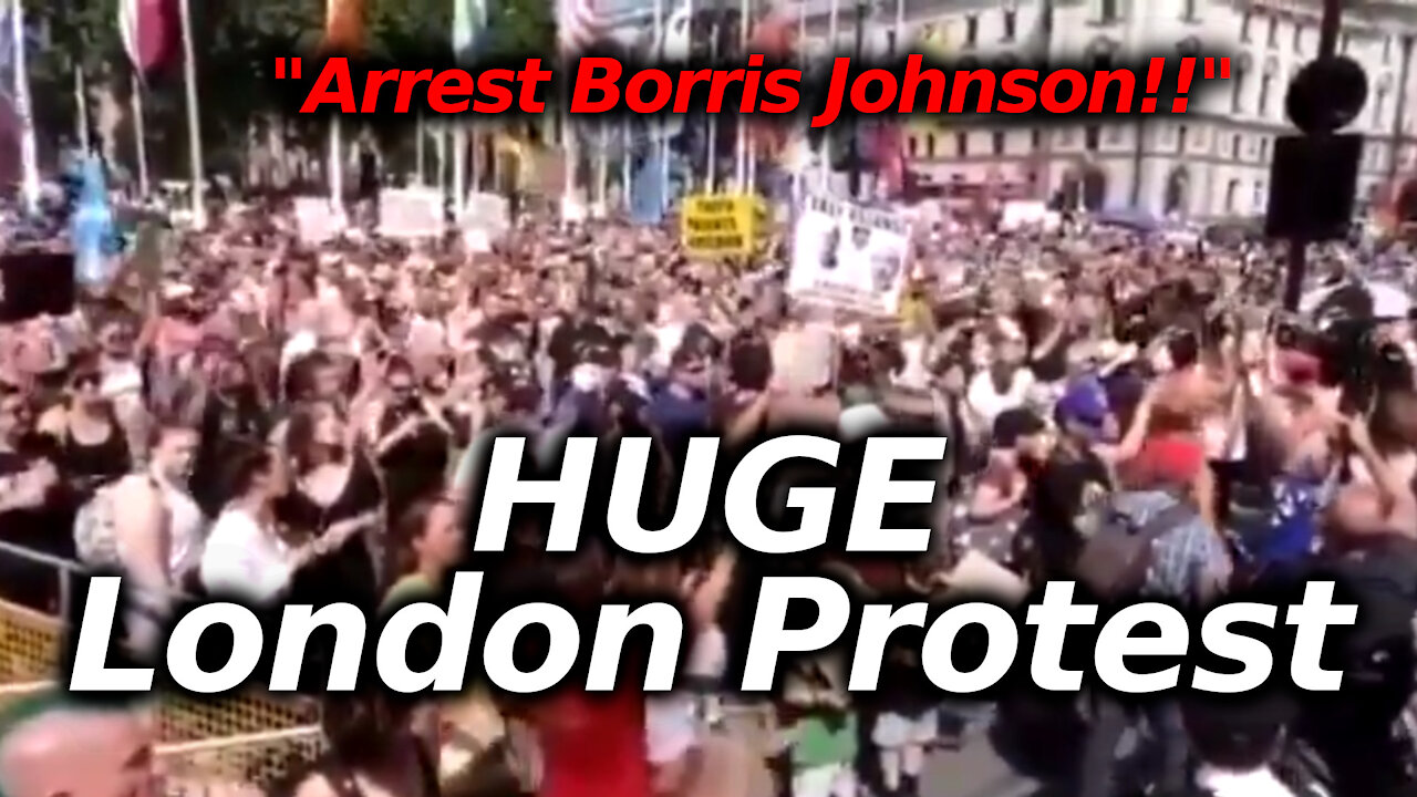 LIVE Freedom Rally London UK #LondonProtest HUGE CROWDS "Arrest Borris Johnson!!"