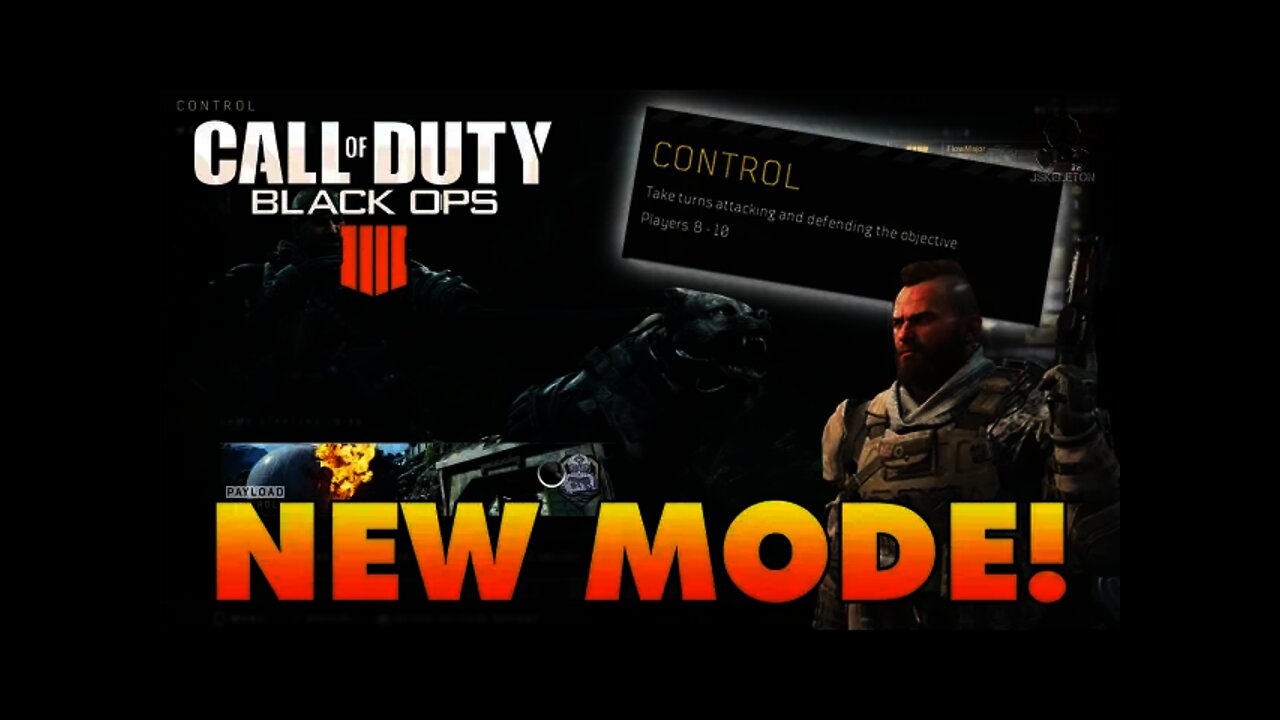 Black Ops 4 - NEW Game Mode CONTROL is a BLAST!