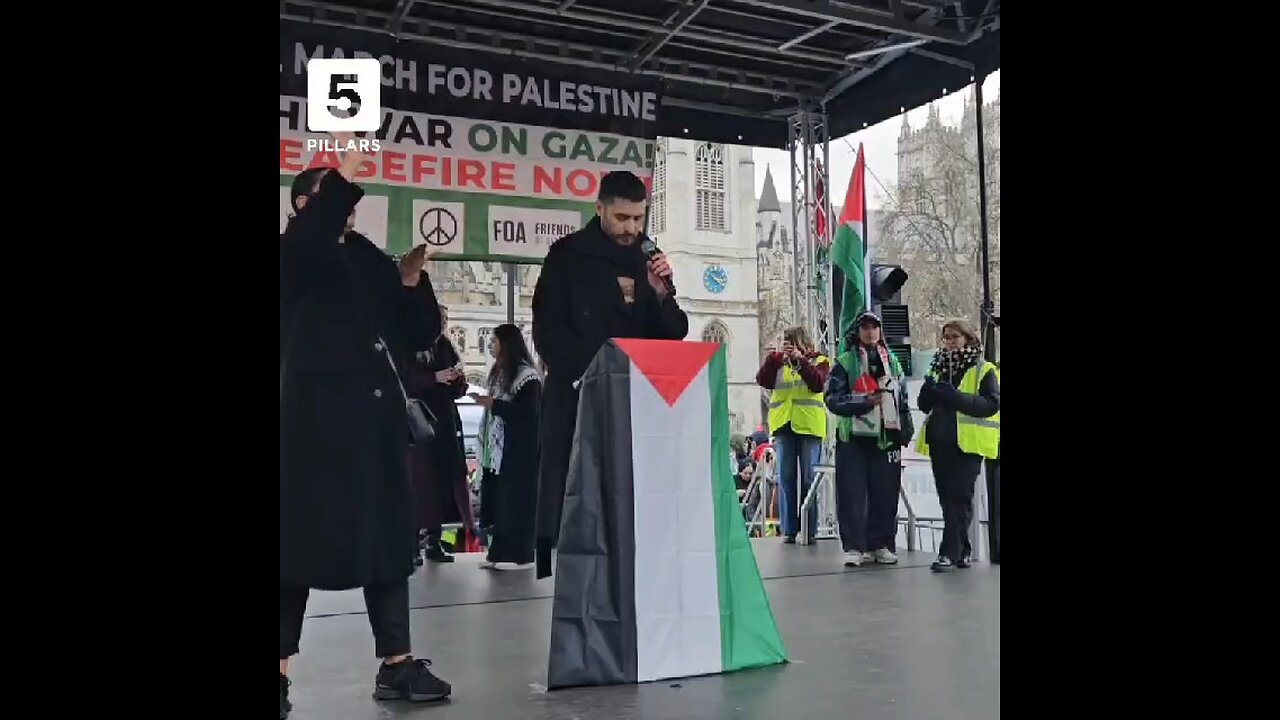 MARCHING AND PROTESTING FOR GAZA IN LONDON!!!