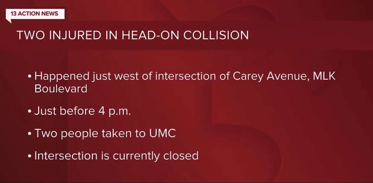 NLVPD: Crash near Carey Avenue, Martin Luther King Boulevard