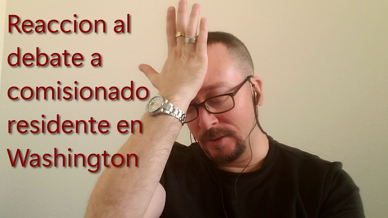 Reacción al debate a comisionado residente en Washington 2024