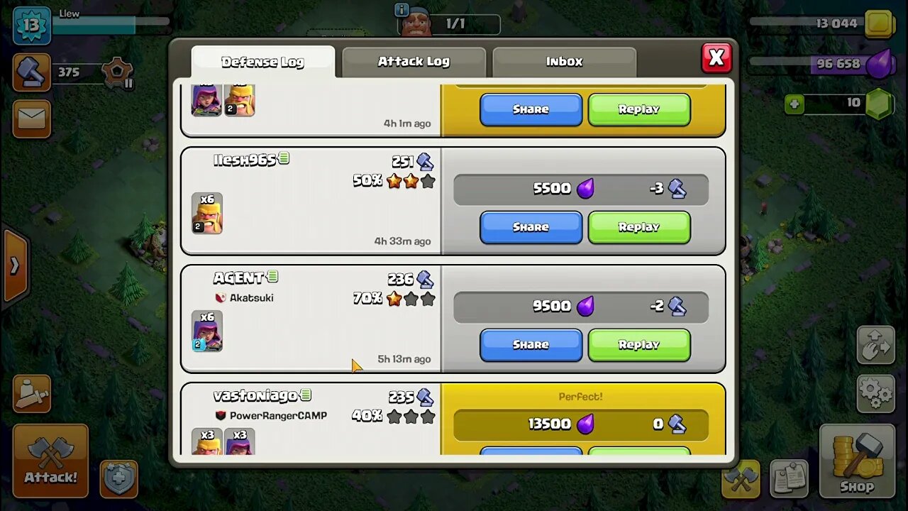 Clash of Clans 9th defense video