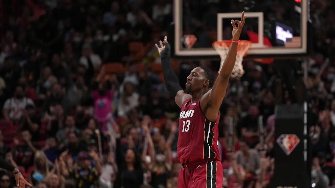 Heat's Bam Adebayo Gets Upset With Reporter