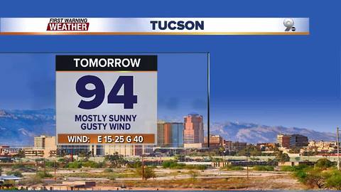 Chief Meteorologist Erin Christiansen's KGUN 9 Forecast Monday, October 23, 2017