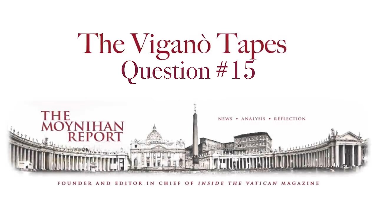 The Vigano’ Series - “Question 15”