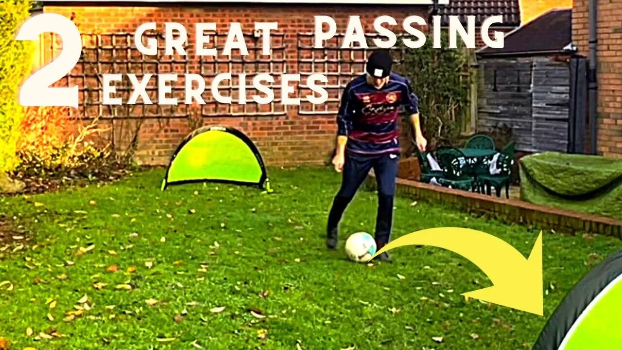 How To Improve Your Passing & Receiving | 2 Great Exercises You Can Do At Home