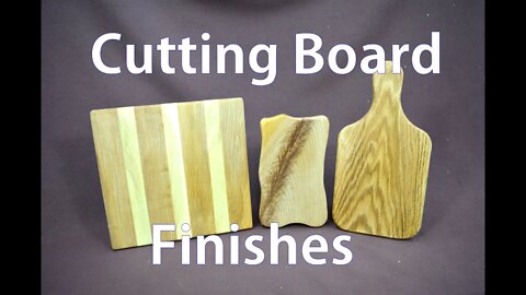 Wood Cutting Board Finishes