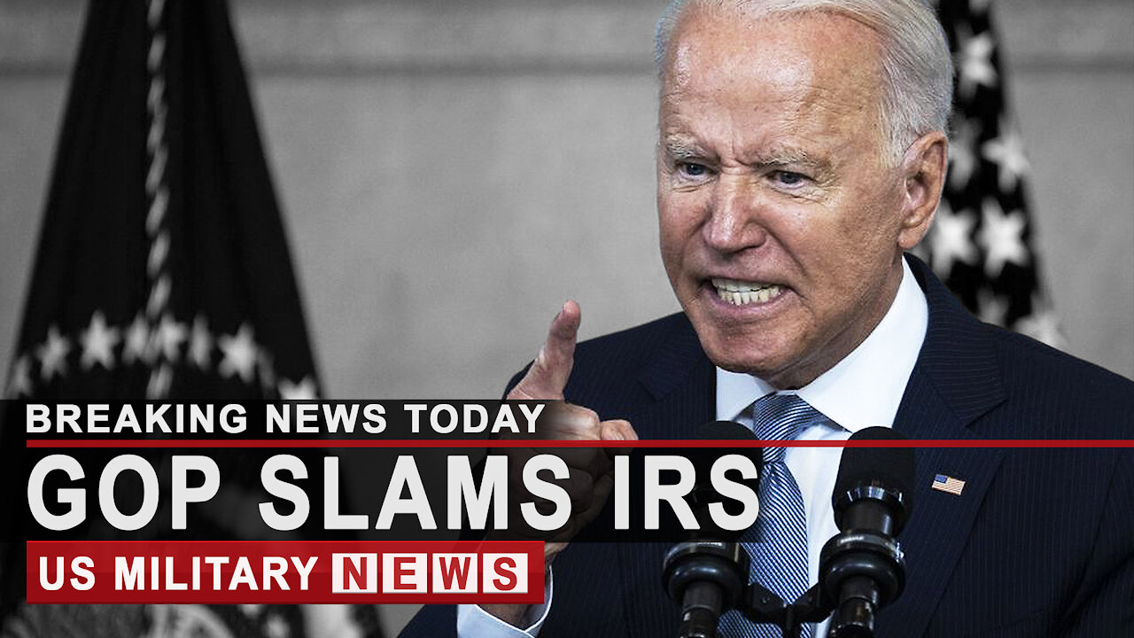 BREAKING NEWS TODAY: GOP SENATOR SLAMS IRS REPORTING PROPOSAL