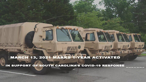 1 Year Anniversary of South Carolina National Guard's COVID-19 Response
