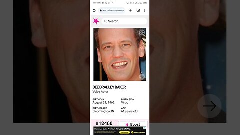 HAPPY 61 BIRTHDAY DEE BRADLEY BAKER