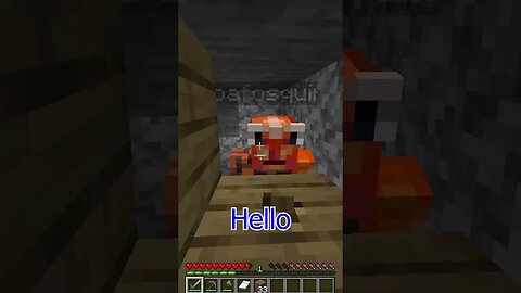 "Hello" | WeSuckAtMinecraft #shorts