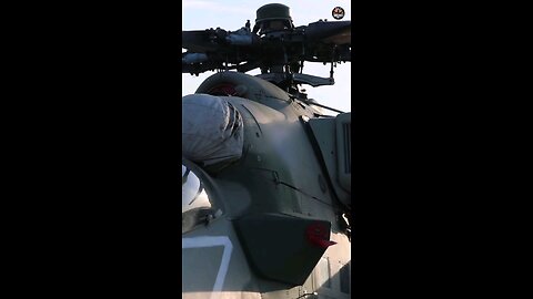 Mil Mi-35M Hind transport and attack helicopter engaged in the current conflict in Ukraine