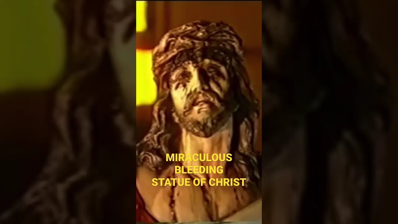 Miraculous bleeding statue tested by science. #shorts #bible #miraculous #catholic #religion