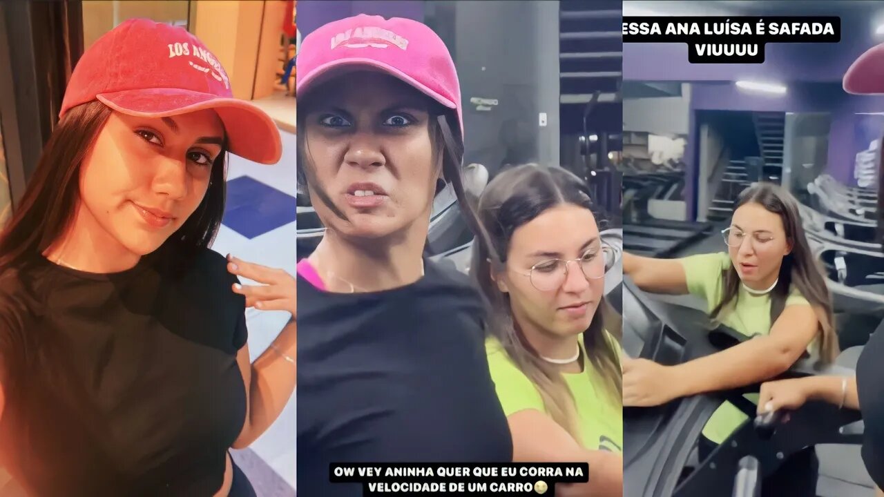 ANINHA FAZENDO JULIA SOFRER NA ACADEMIA 🤣🤣🤣
