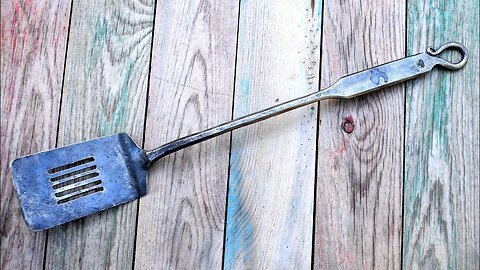 Forging a SPATULA from one piece of steel