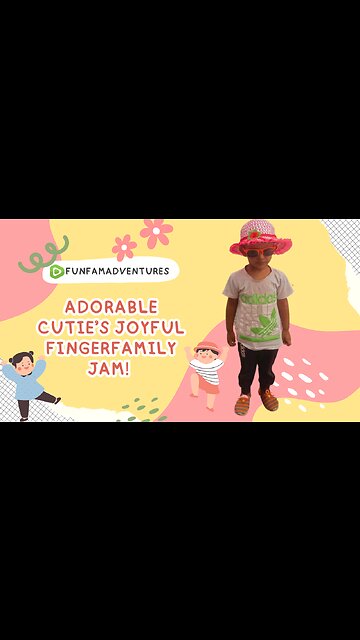 Adorable Cutie's Joyful Finger Family Jam! 🎶👧🤗
