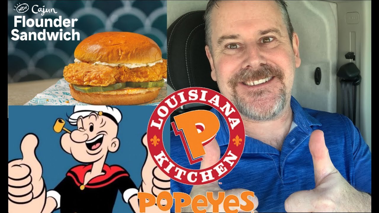 #PopeyesCajunFlounderSandwich #FishSandwich NEW Cajun Flounder Sandwich Review!