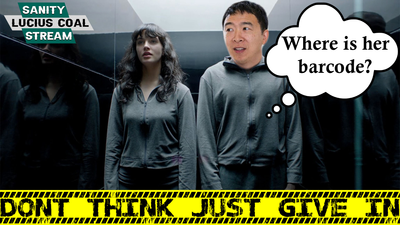 ANDREW YANG FLOATS "MARK OF THE BEAST" BARCODE | SS 51