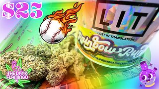 Trying Rainbow Runtz THCa from Lit Farms! The Dank Flamingo Cannabis Review!