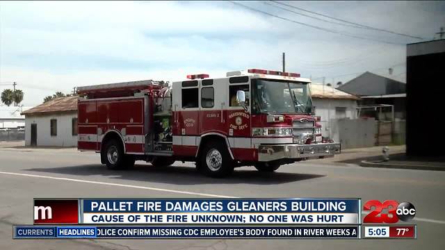 Fire crews put out flames at Gleaners building