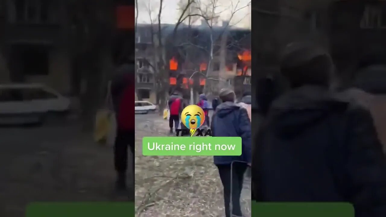 I'm so sad to see the destruction war in Ukraine.