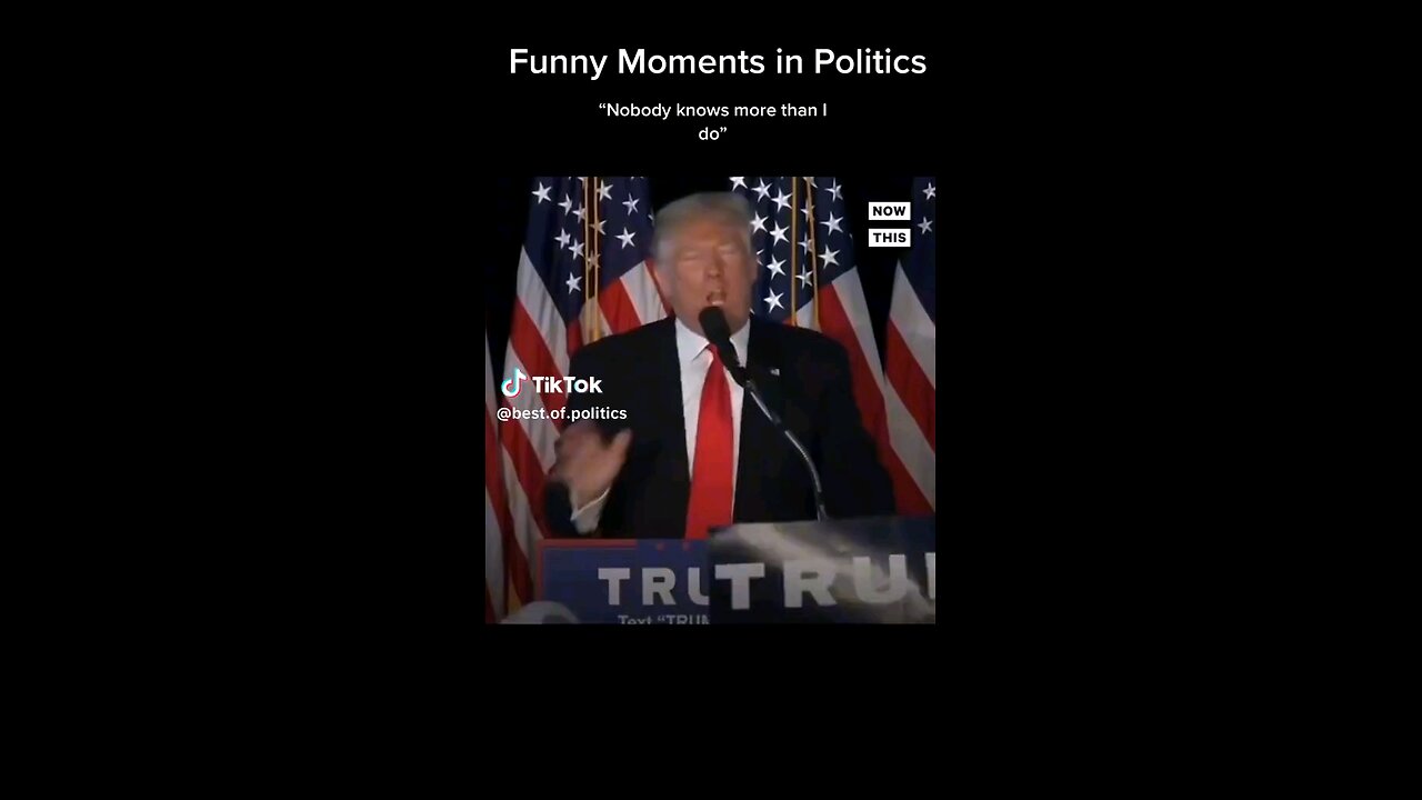 Funny Moments in Politics