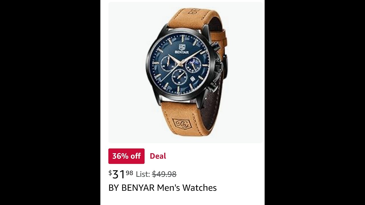 BY BENYAR Men's Watches