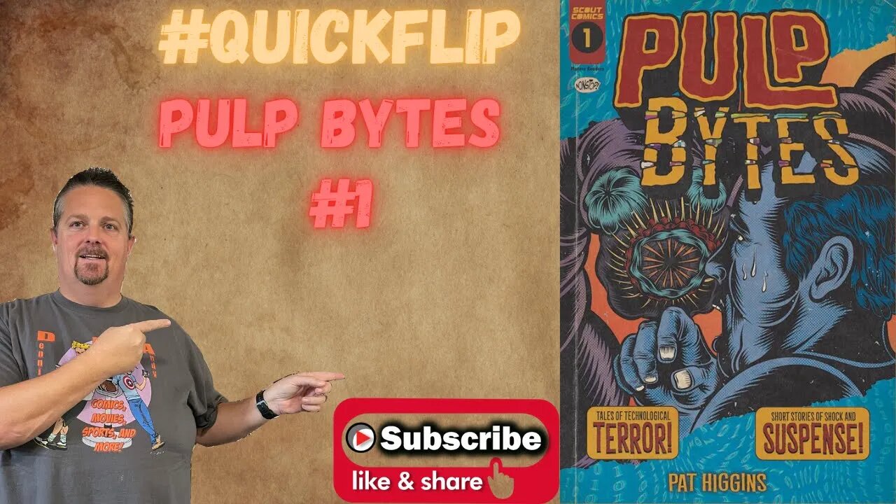 Pulp Bytes #1 Scout Comics #QuickFlip Comic Book Review Pat Higgins #shorts