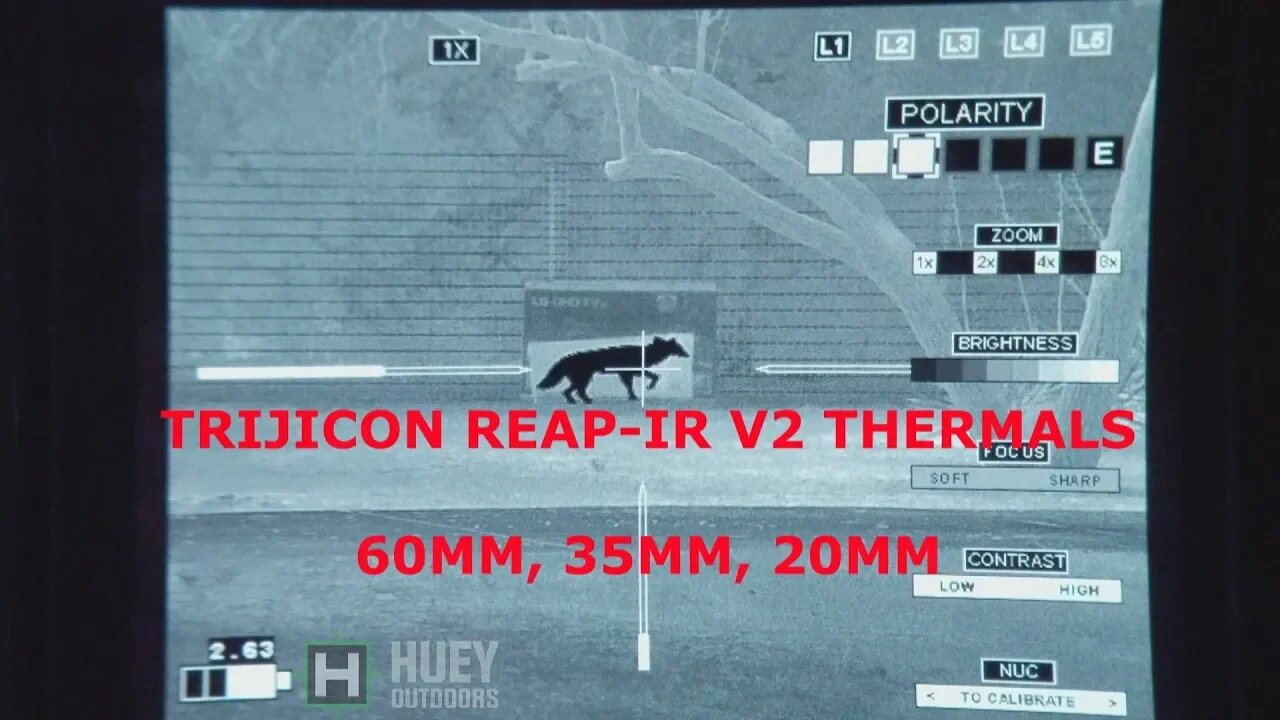 Trijicon Reap-IR V2 60mm vs 35mm vs 20mm