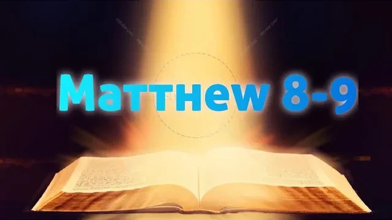 Matthew 8-9 | NIV Bible Reading #biblereading #biblestudy #jesuschrist #christianity #video