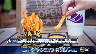 Taco Bell introduces nacho fries January 25