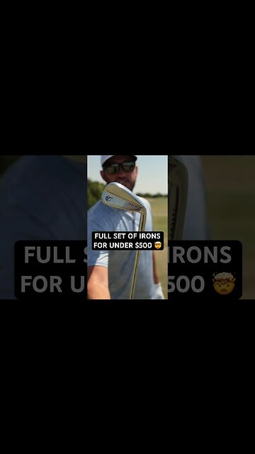 Full set of irons for under $500 🤯 #golf #golfclubs #takomogolf #shorts