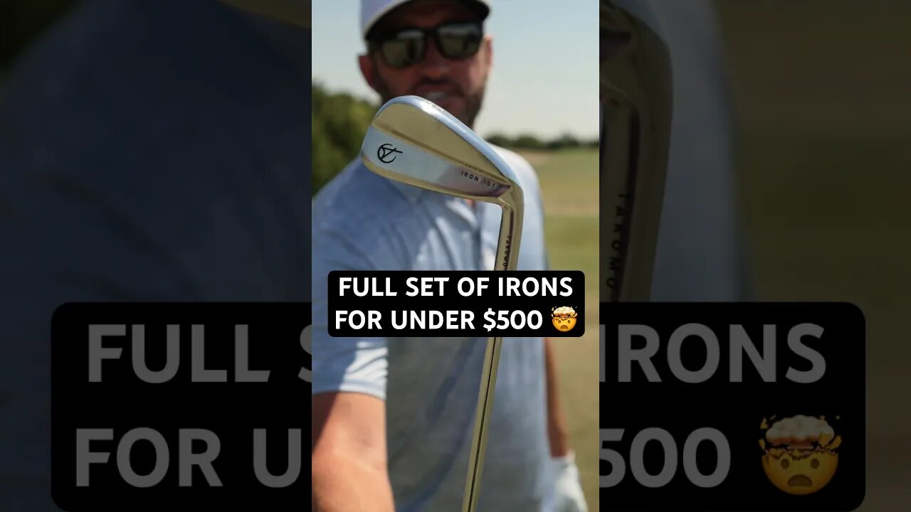 Full set of irons for under $500 🤯 #golf #golfclubs #takomogolf #shorts