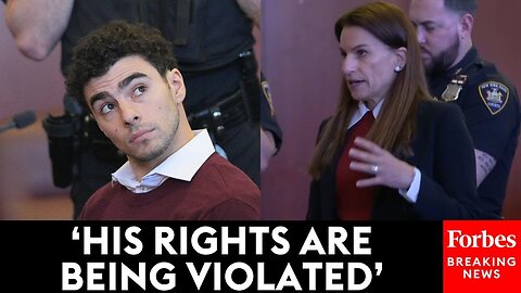 JUST IN: Luigi Mangione's Attorney Says Client Is Being Prejudiced By Statements From Gov. Officials