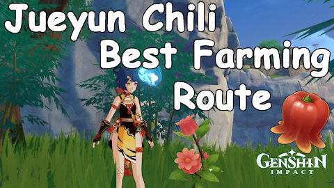 How to Farm Jueyun Chili - Genshin Impact - Best Farming Route