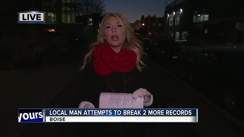 Man attempts 2 world records