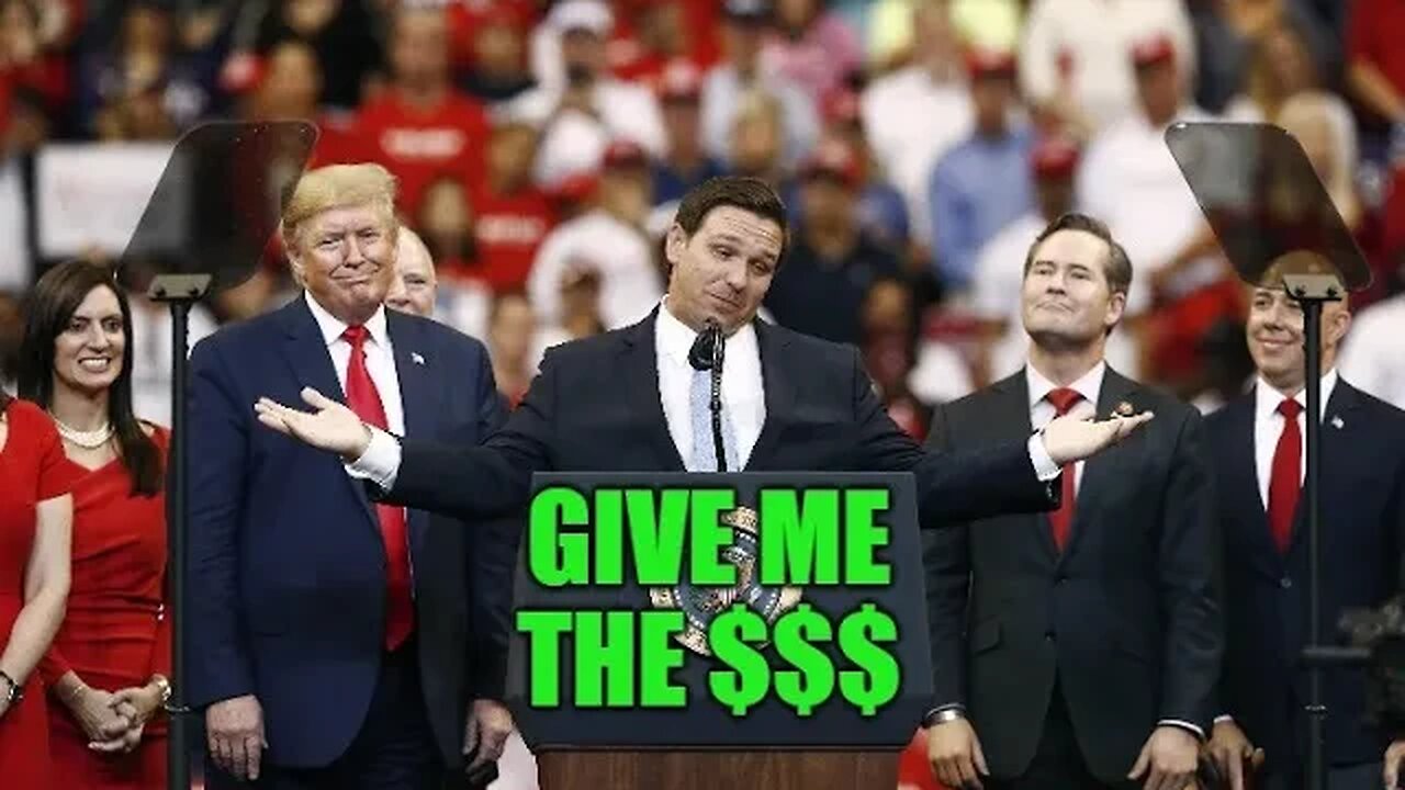 DeSantis Officials Solicit Money From LOBBYISTS - The REAL DeSantis Is Revealed