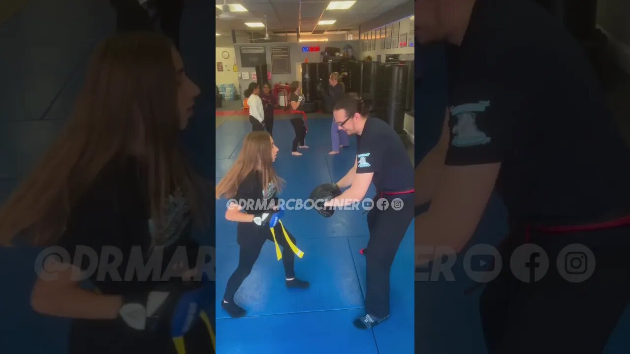 Little Girls Building Big Confidence at Bochner's Studio #selfdefenseforkids #selfdefenseclass