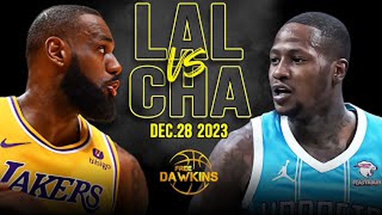 Los Angeles Lakers vs Charlotte Hornets Full Game Highlights | December 28, 2023 | FreeDawkins