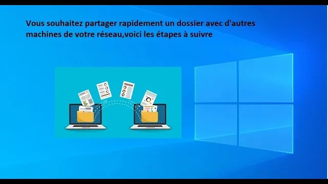 partager rapidement un dossier sur Windows