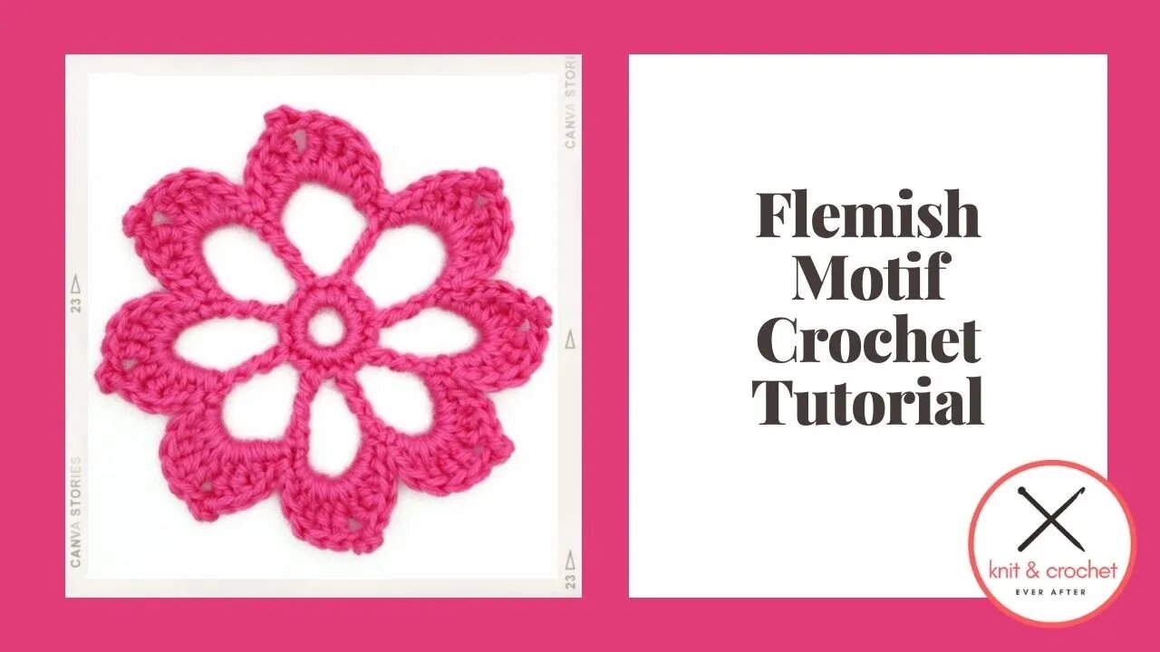 Motif Of The Month January 2015: Flemish Motif Crochet Tutorial