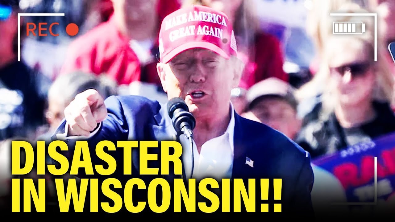 🚨Trump Has PSYCHOTIC FIT at DISASTER Speech in Wisconsin